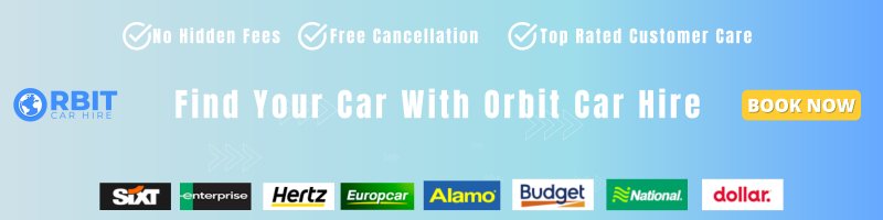 No deposit car hire with Orbit