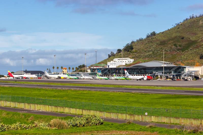Airplanes at Tenerife North Airport