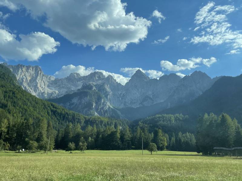 Triglav mountain in Slovenia on a sunny day