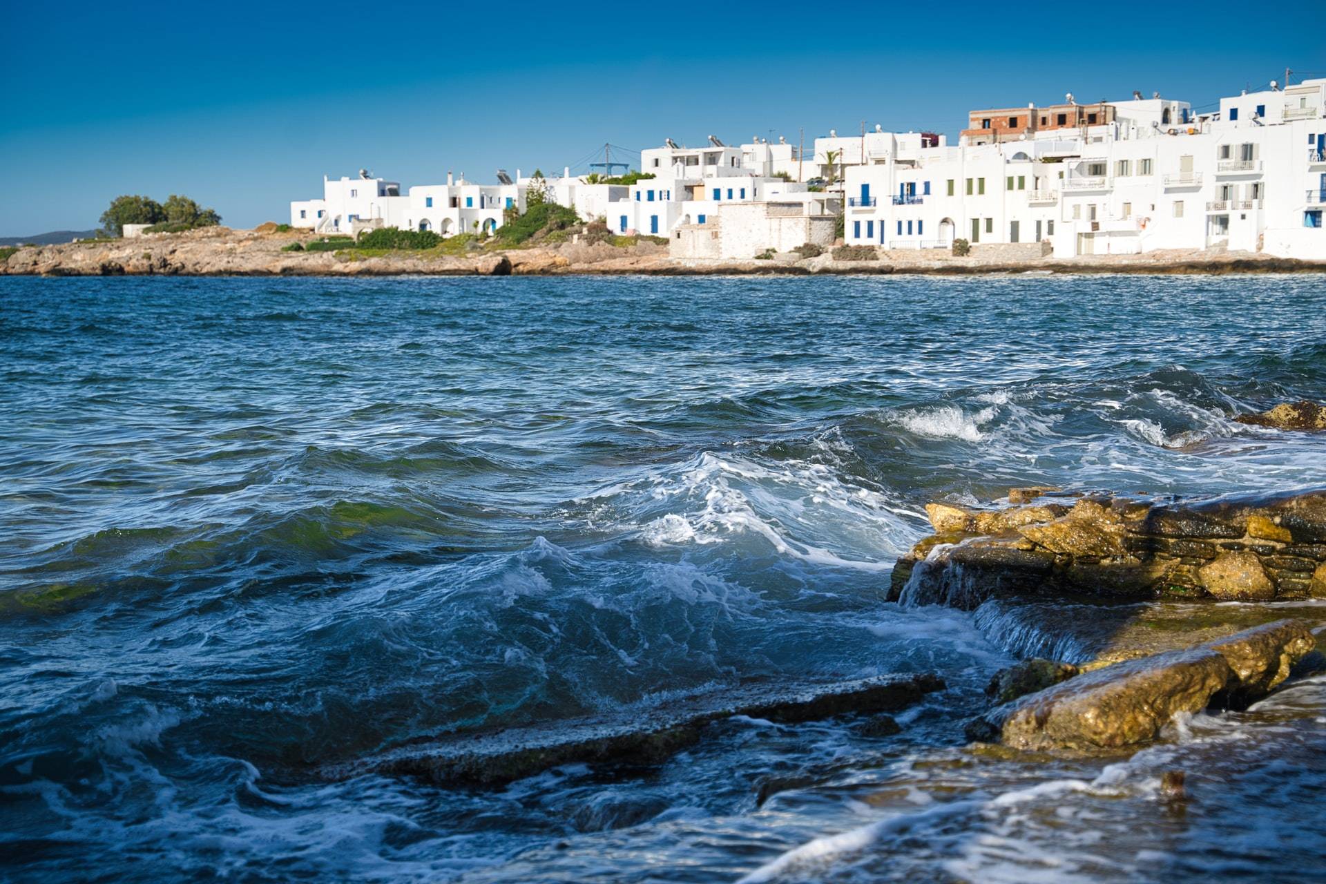 Harbour by Chora, in Paros Island