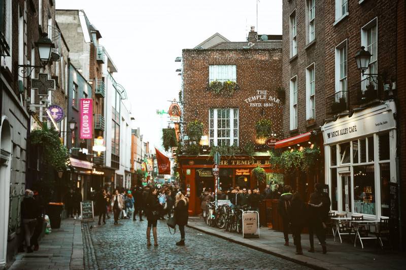 Temple bar in Dublin, Ireland