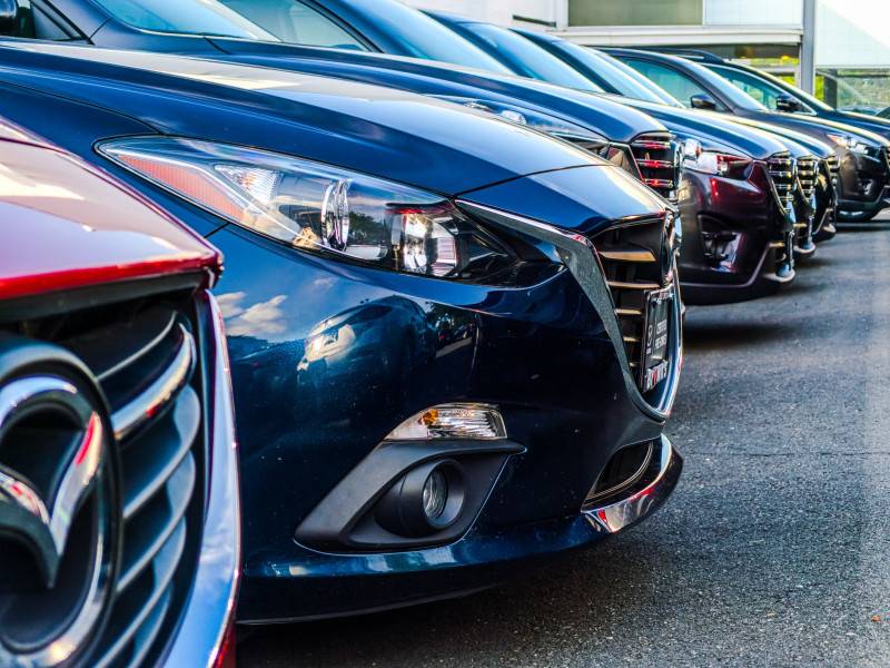 Rental cars from Mazda car brand