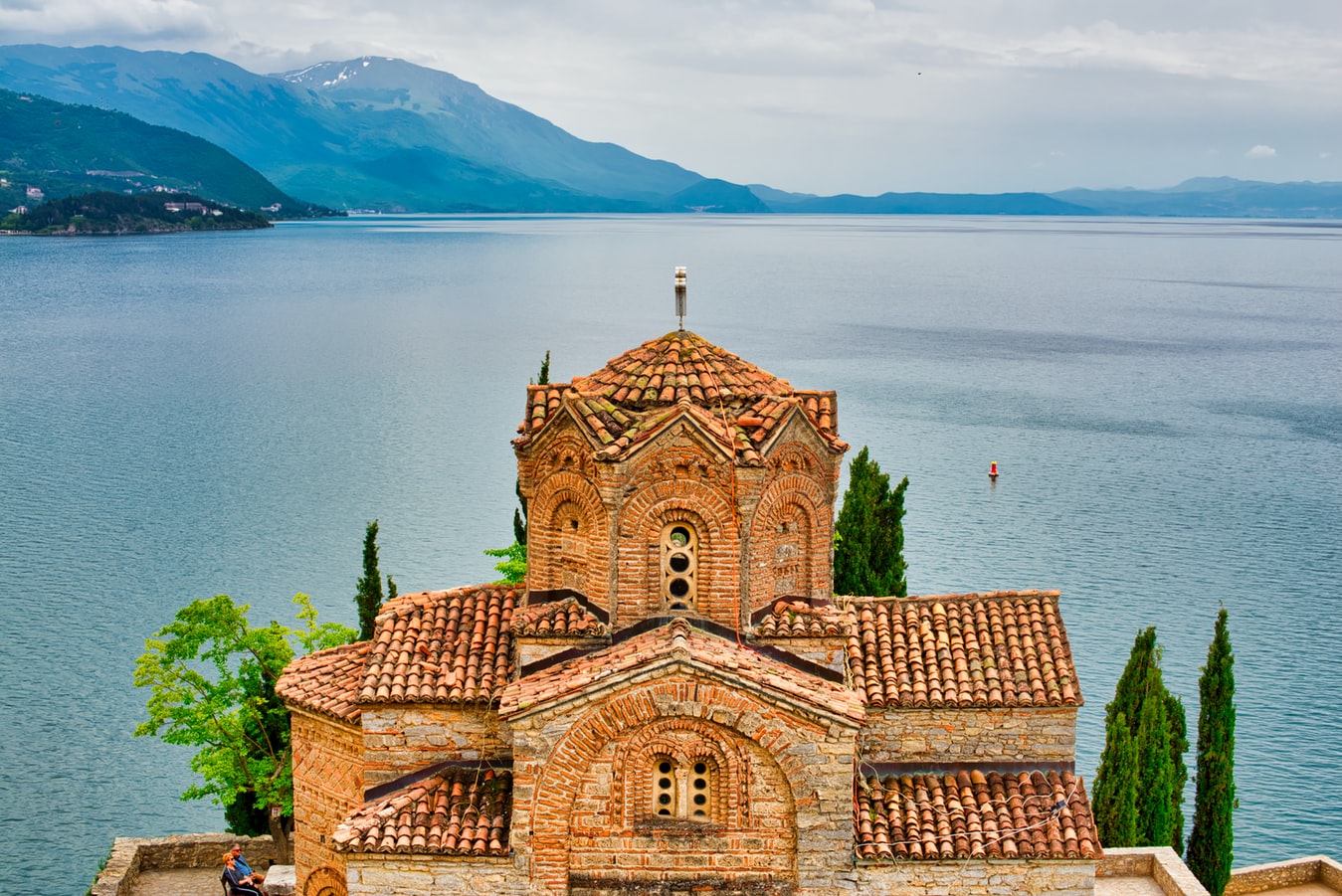 Lake Ochrid in North Macedonia