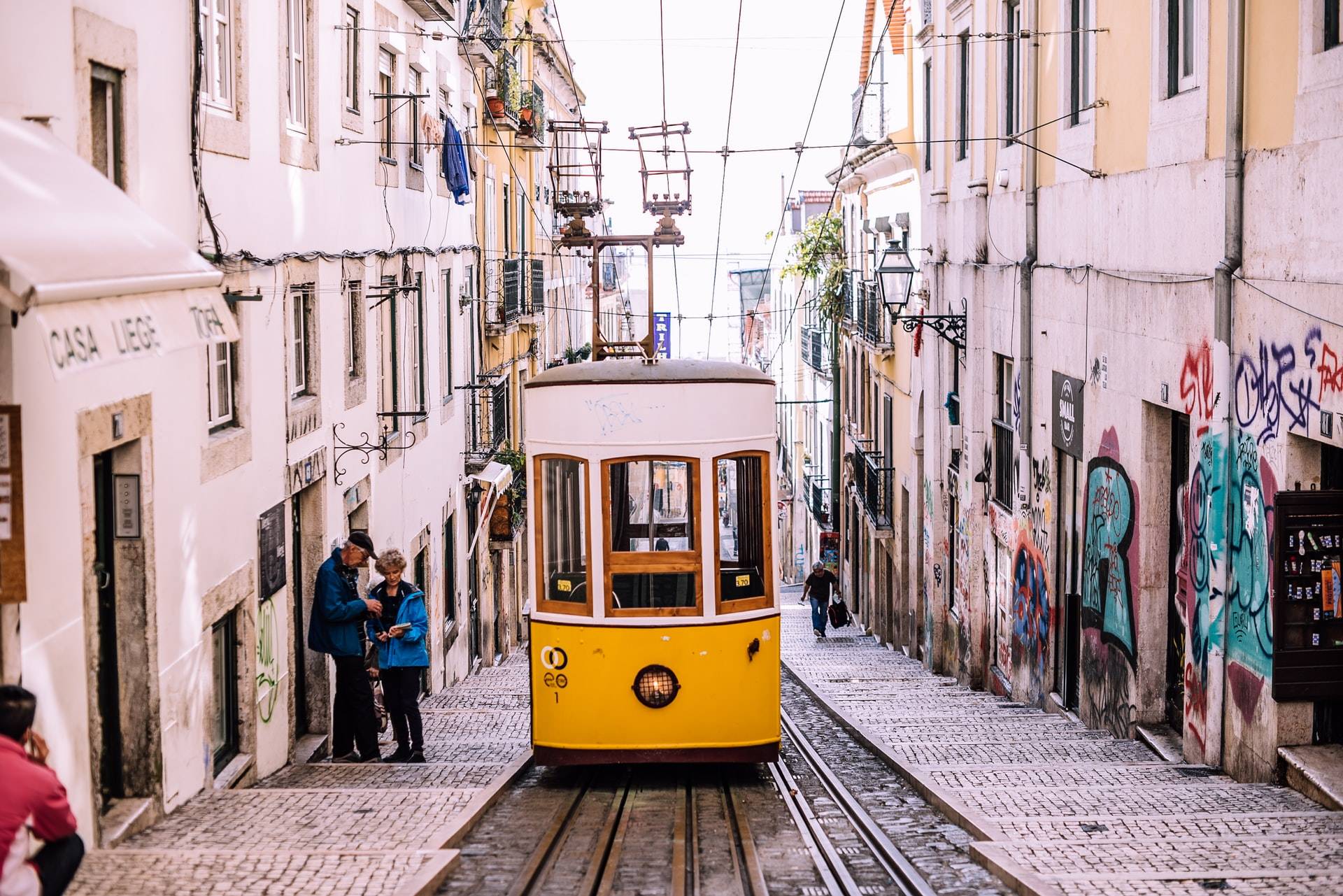 Street Tram in Lisbon