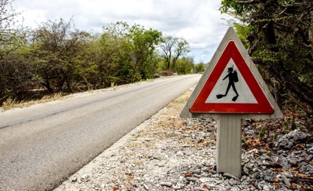 Road sign in Spain