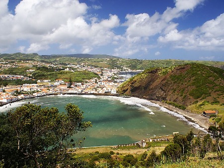 Porto Pim Beach in the Azores