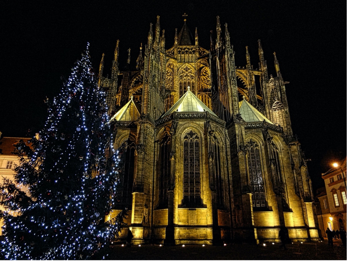 Christmas tree at Prague Castle